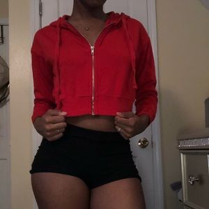 Cropped hoodie